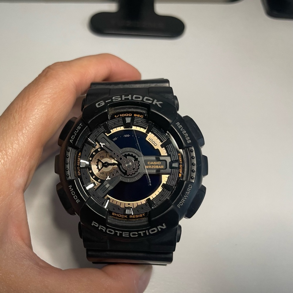 G-Shock 5146 ga-110rg Black and Gold
